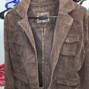 Sonoma Chocolate Corduroy Blazer